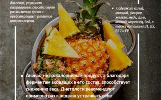 Ананас и зеленый чай польза